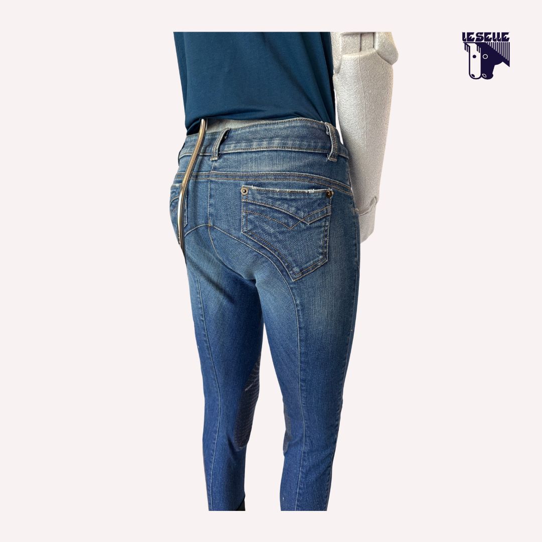 JEANS GRIP AL GINOCCCHIO ANIMO - DENIM