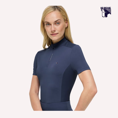 TRAINING TOP PALMA CON ZIP TOMMY HILFIGER - INDACO