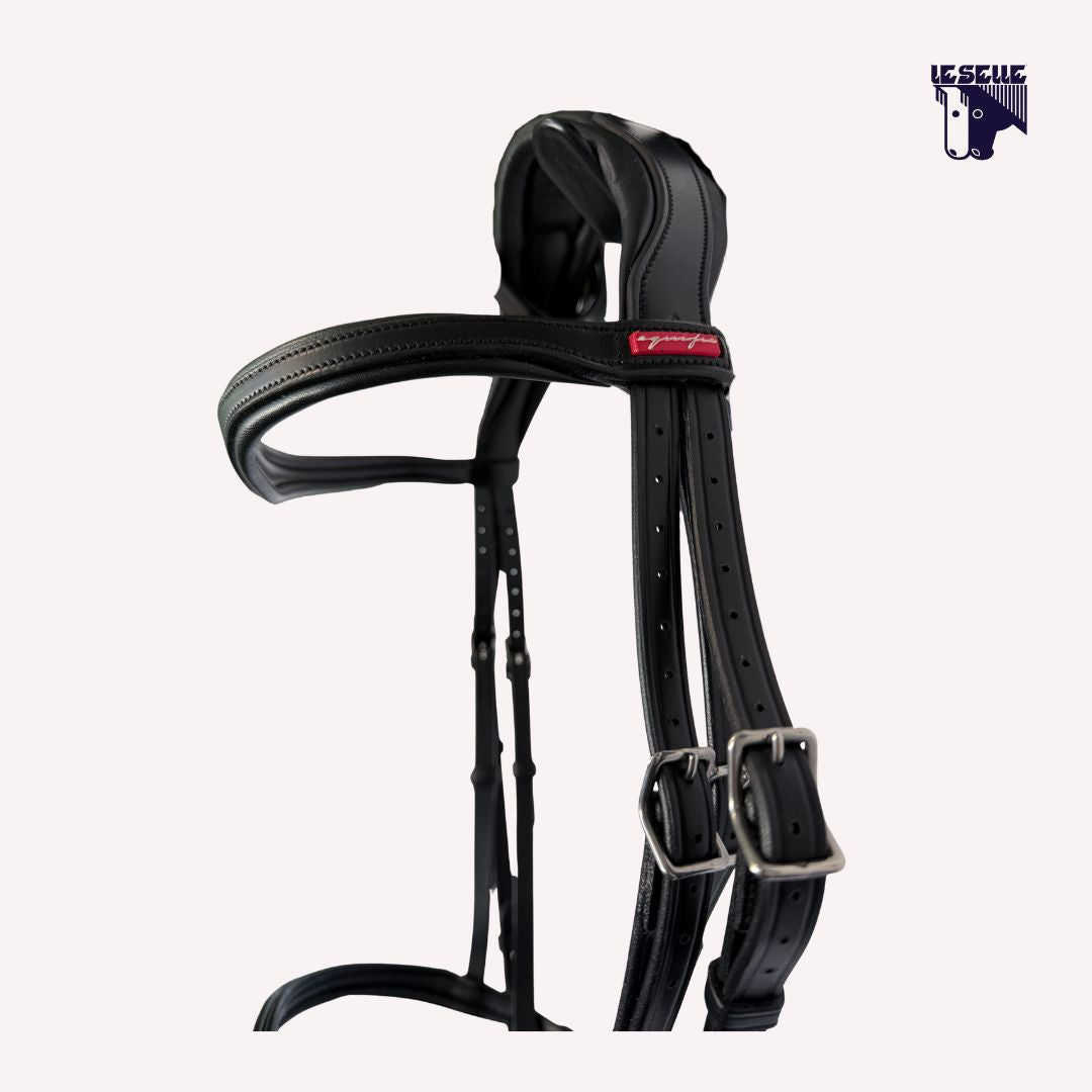 TESTIERA FLASH ANATOMICA CON SOPRACAPO ERGONOMICO EQUIPE - NERO
