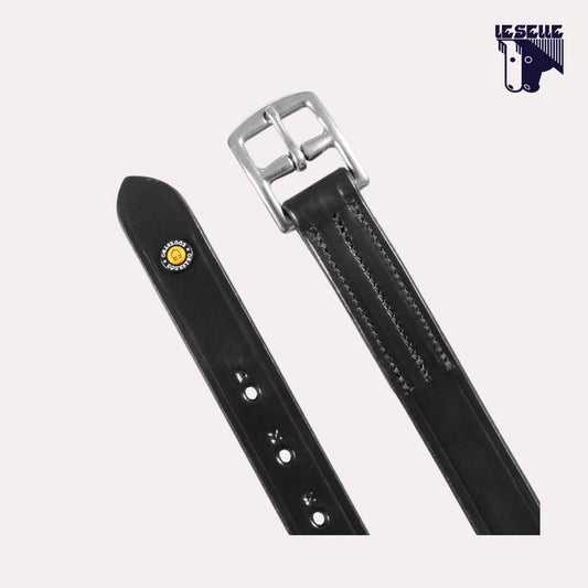 STAFFILI IN PELLE EQUESTRO - NERO
