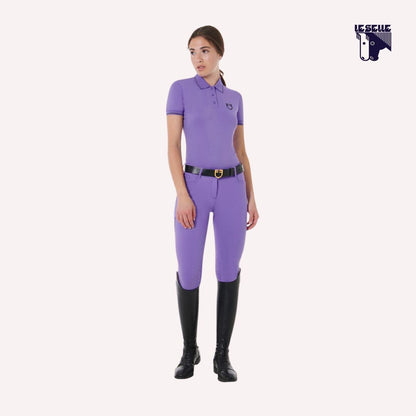 POLO SLIM FIT EQUESTRO - LILLA