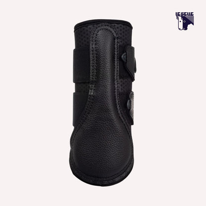STINCHIERE ANTERIORI NEOPRENE TRAFORATO ACAVALLO - NERO