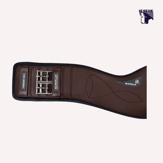 SOTTOPANCIA DRESSAGE ANATOMICO GEL PVC ACAVALLO - MARRONE
