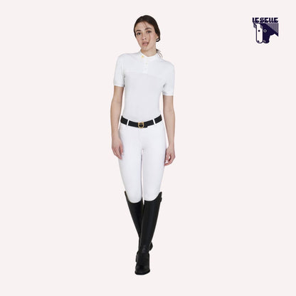 POLO EQUESTRO DA COMPETIZIONE - BIANCO