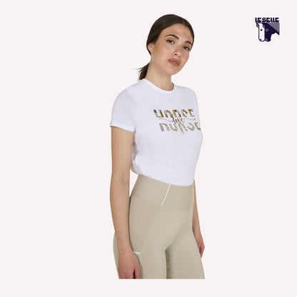 T-SHIRT HORSE LOVE EQUESTRO - BIANCO