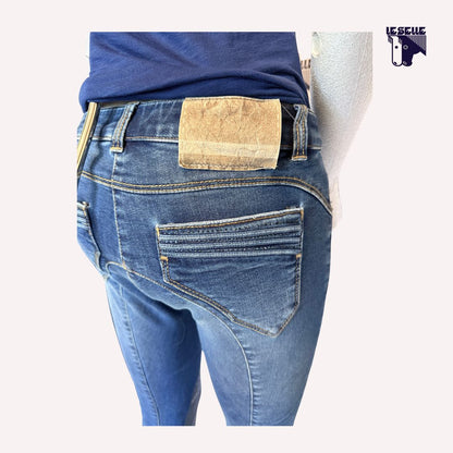 JEANS GRIP AL GINOCCHIO ANIMO - DENIM