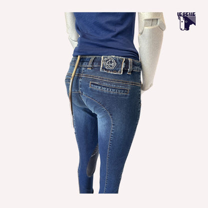JEANS GRIP AL GINOCCHIO ANIMO - DENIM