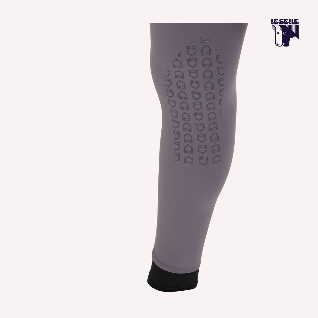 PANTALONI SLIM FIT IN TESSUTO TECNICO BIELASTICO EQUESTRO - GRIGIO