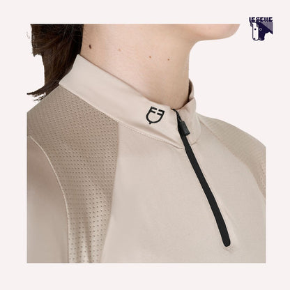 TRAINING POLO SLIM FIT BAMBINO EQUESTRO - BEIGE