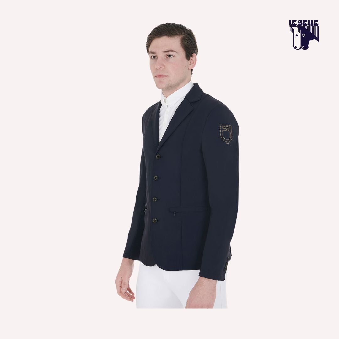 GIACCA DA CONCORSO CON LOGO RICAMATO EQUESTRO - NERO