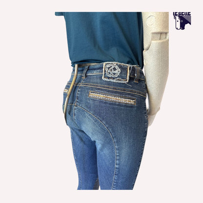 JEANS GRIP AL GINOCCHIO ANIMO - DENIM