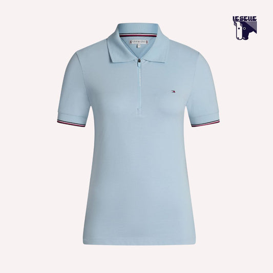 POLO ANAHEIM MEZZA MANICA TOMMY HILFIGER - AZZURRO