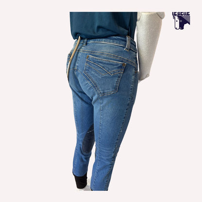 JEANS NORGET GRIP AL GINOCCHIO ANIMO - DENIM