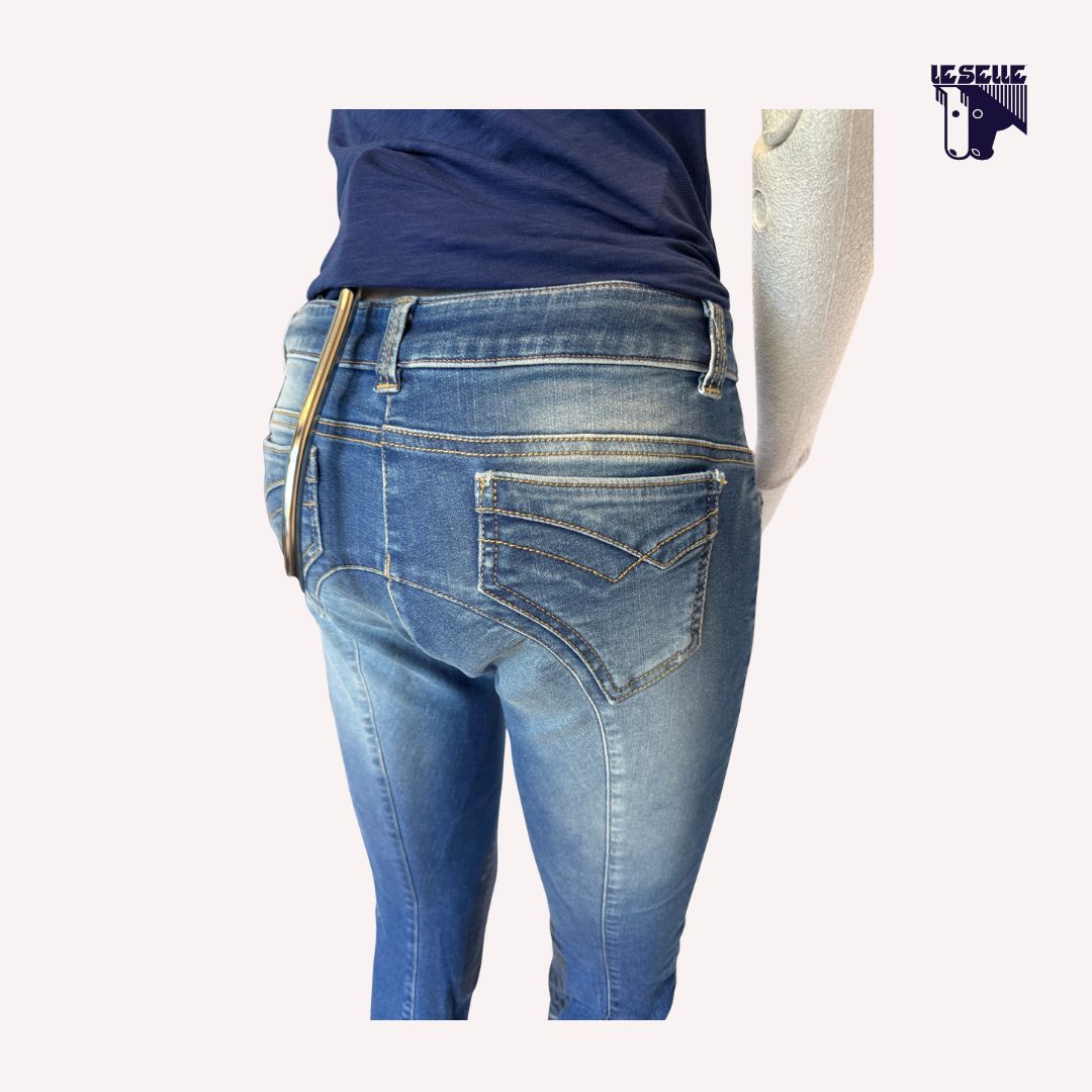 JEANS GRIP AL GINOCCHIO ANIMO - DENIM