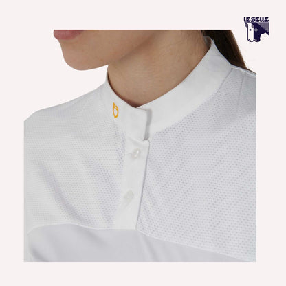 POLO EQUESTRO DA COMPETIZIONE - BIANCO