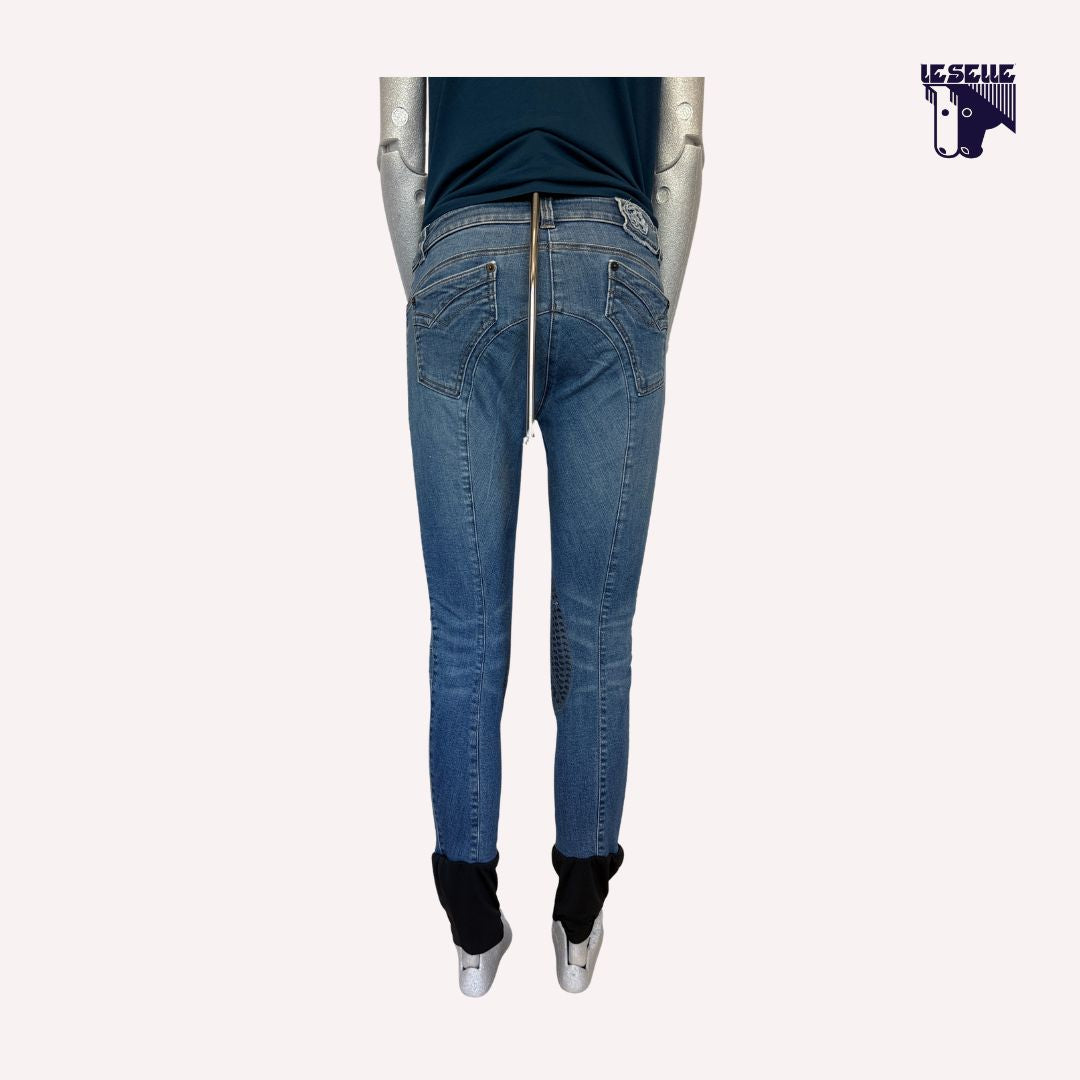 JEANS NORGET GRIP AL GINOCCHIO ANIMO - DENIM