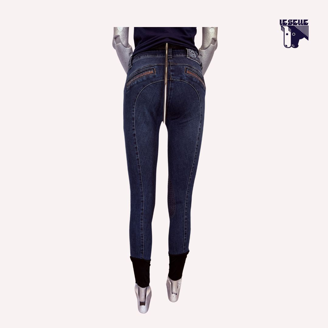 JEANS NIKOL GRIP AL GINOCCHIO ANIMO -  DENIM