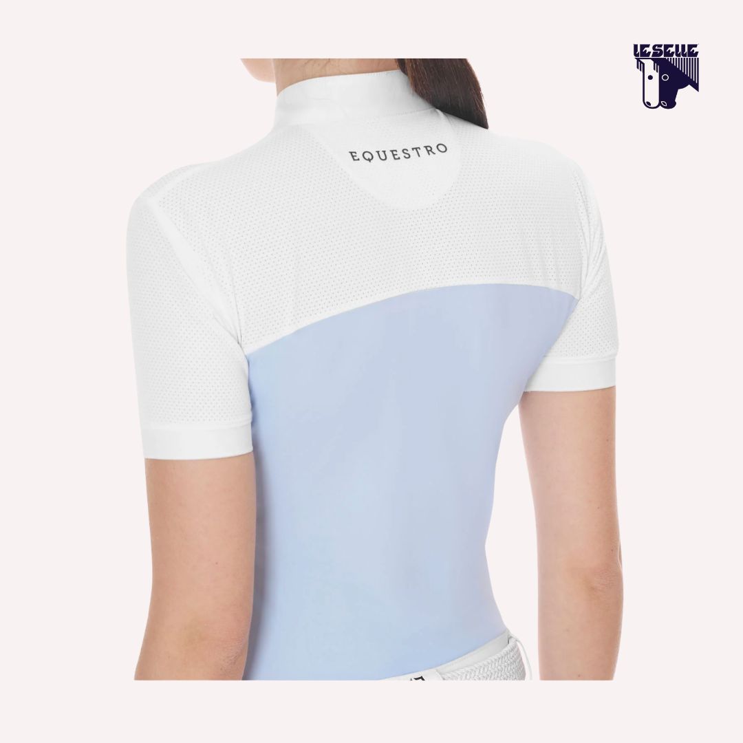 POLO EQUESTRO DA COMPETIZIONE - AZZURRO