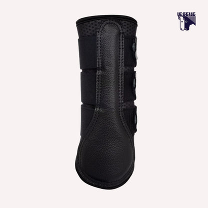 STINCHIERE POSTERIORI NEOPRENE TRAFORATO ACAVALLO - NERO