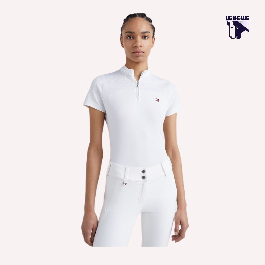 POLO FRESH AIR DA CONCORSO TOMMY HILFIGER - BIANCO