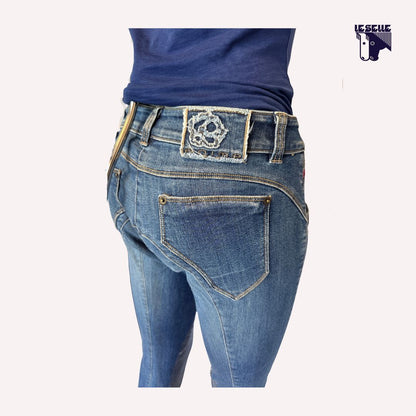 JEANS GRIP AL GINOCCHIO ANIMO - DENIM