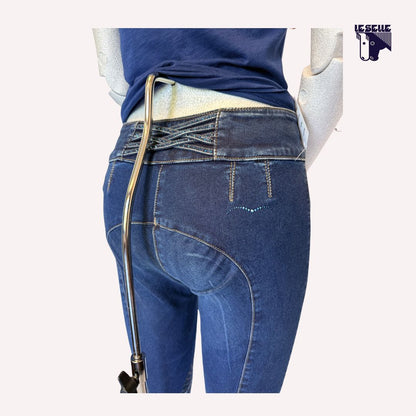 JEANS GRIP AL GINOCCHIO ANIMO - DENIM