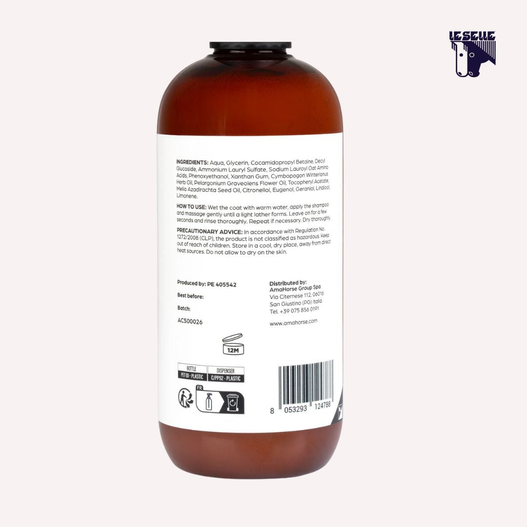 SHAMPOO CITRONELLA GERANIO E NEEM 500 ML ACAVALLO