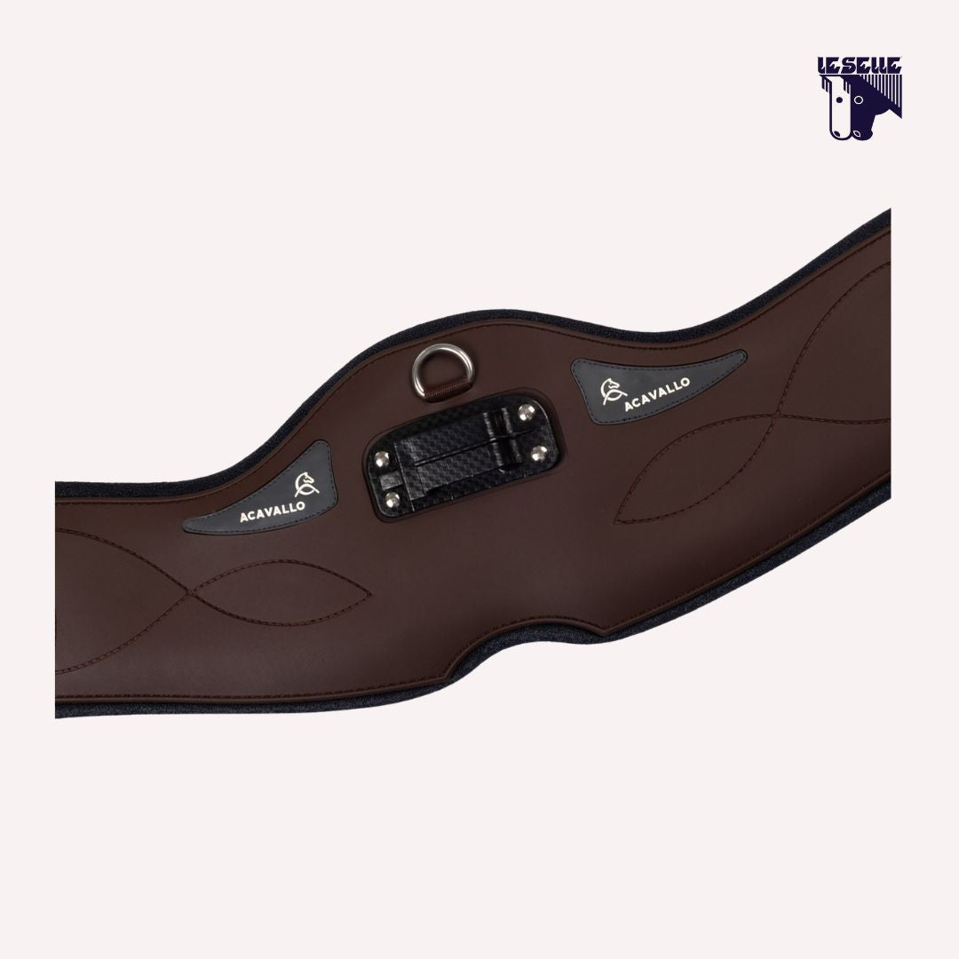 SOTTOPANCIA DRESSAGE ANATOMICO GEL PVC ACAVALLO - MARRONE