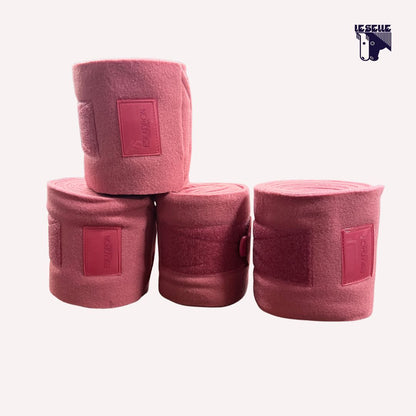 FASCE DA LAVORO IN PILE SET 4PZ ESKADRON - ROSA ANTICO