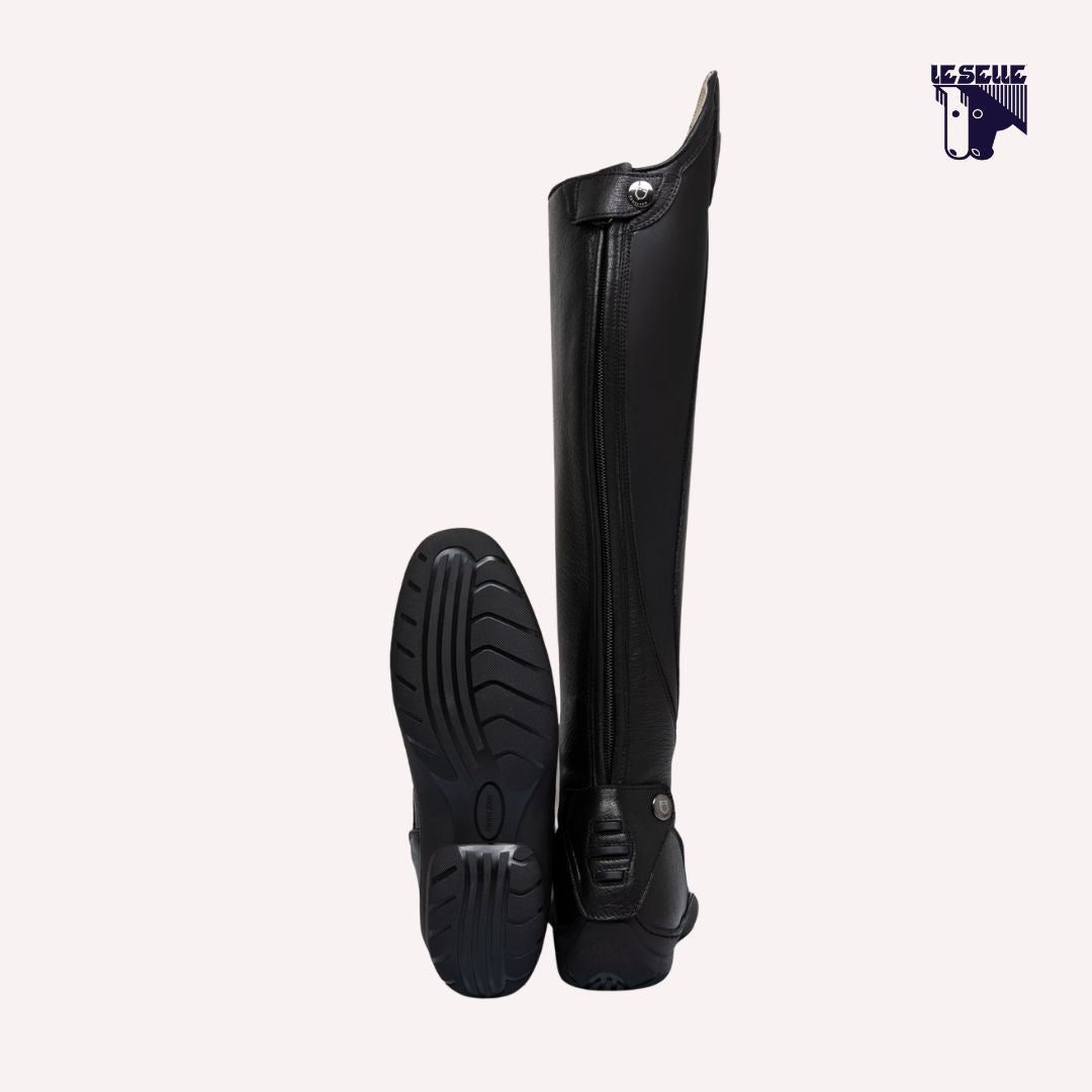 STIVALI CON SUOLA SPORTIVA EQUESTRO - NERO
