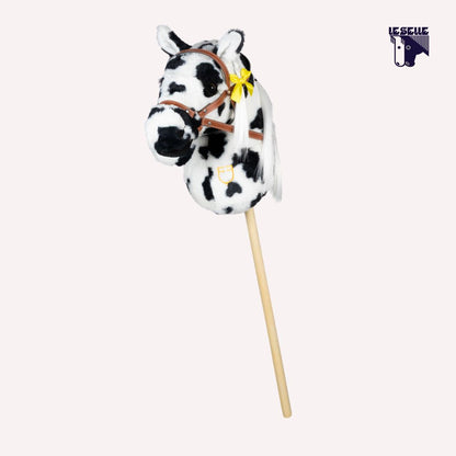 HOBBY HORSE EQUESTRO - BIANCO/NERO