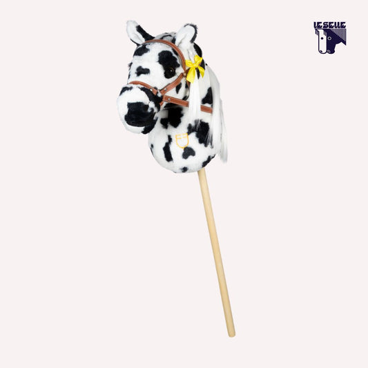 HOBBY HORSE EQUESTRO - BIANCO/NERO