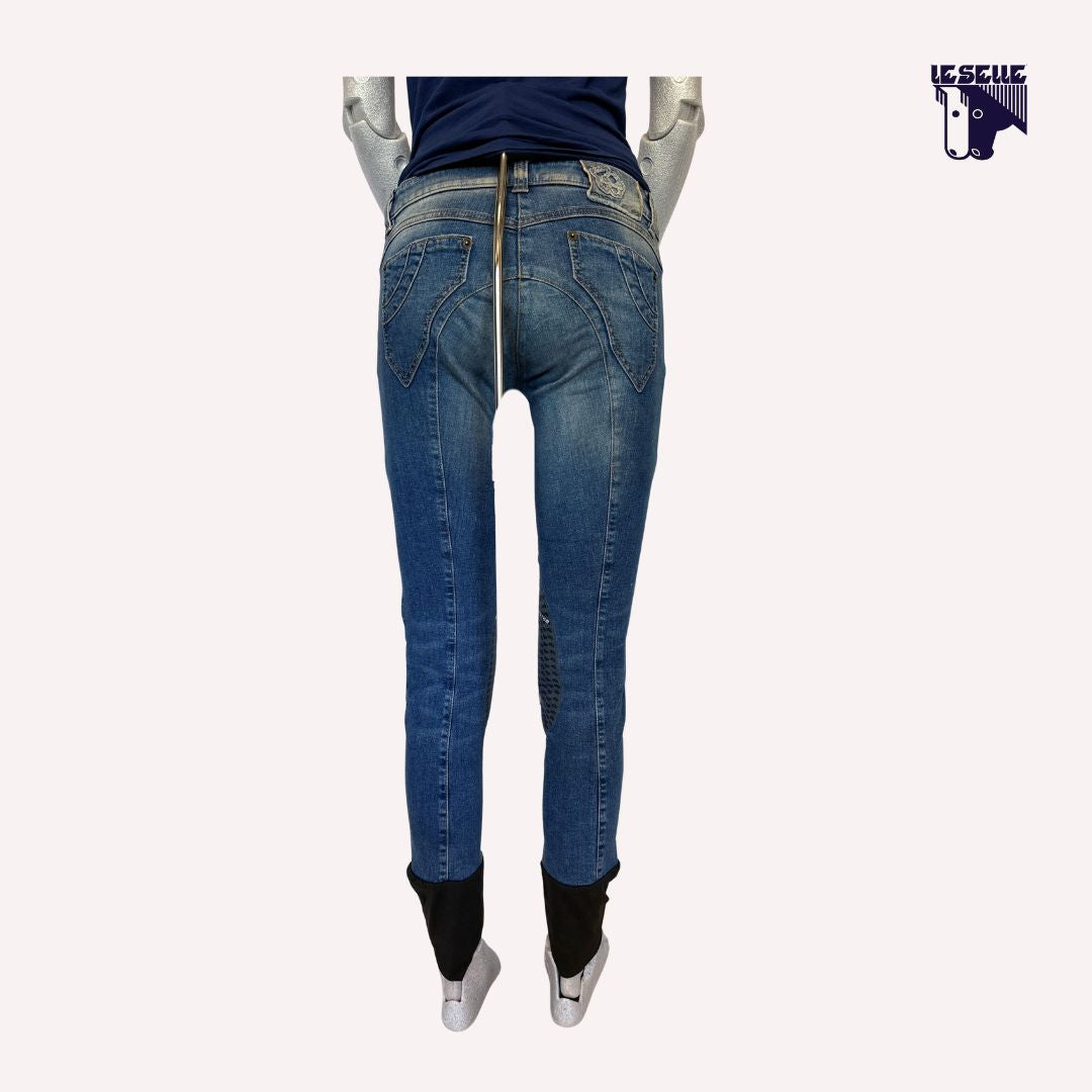JEANS GRIP AL GINOCCHIO ANIMO - DENIM