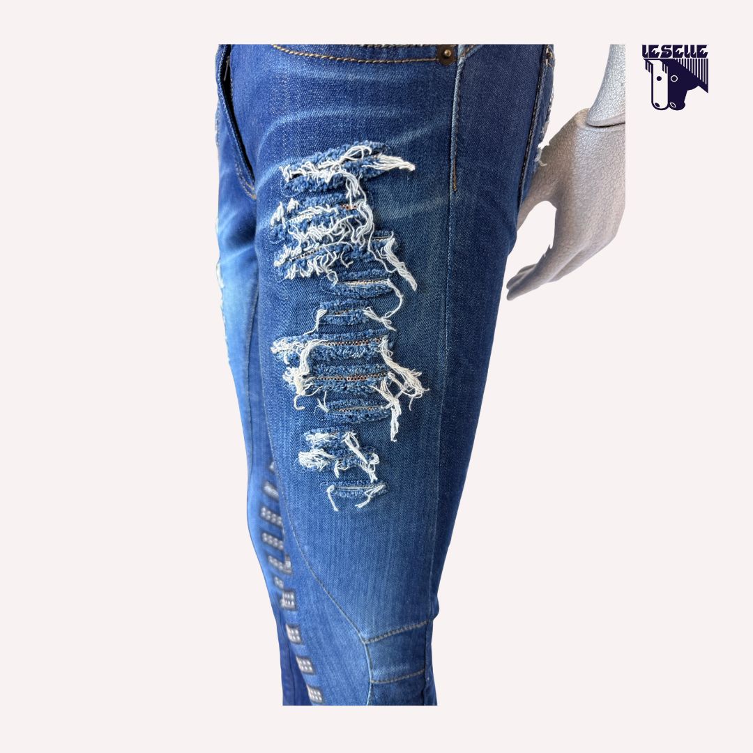 JEANS GRIP AL GINOCCHIO ANIMO - DENIM