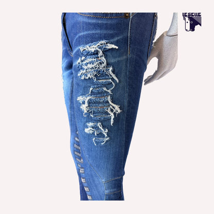 JEANS GRIP AL GINOCCHIO ANIMO - DENIM