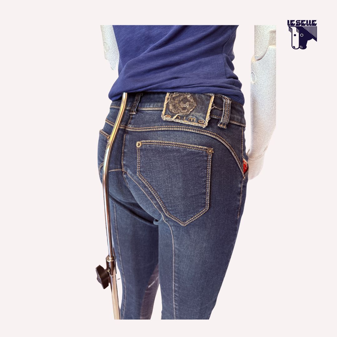 JEANS GRIP AL GINOCCHIO ANIMO - DENIM