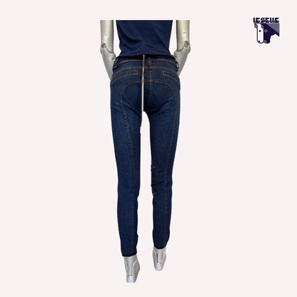 JEANS SAMUELE GRIP AL GINOCCHIO ANIMO - DENIM