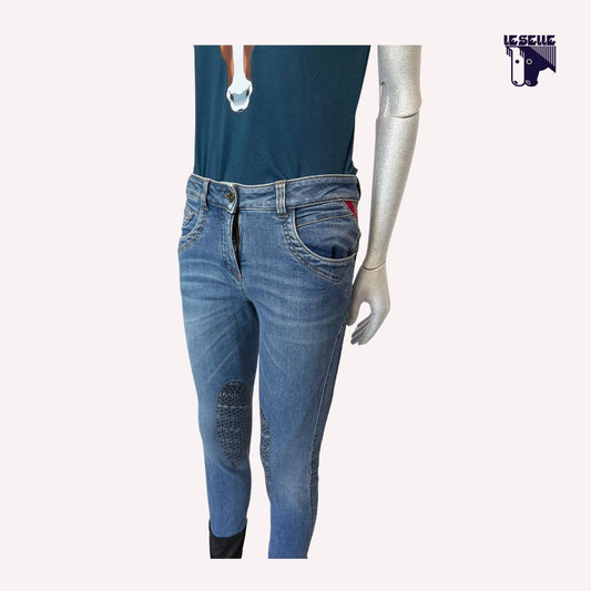 JEANS NORGET GRIP AL GINOCCHIO ANIMO - DENIM