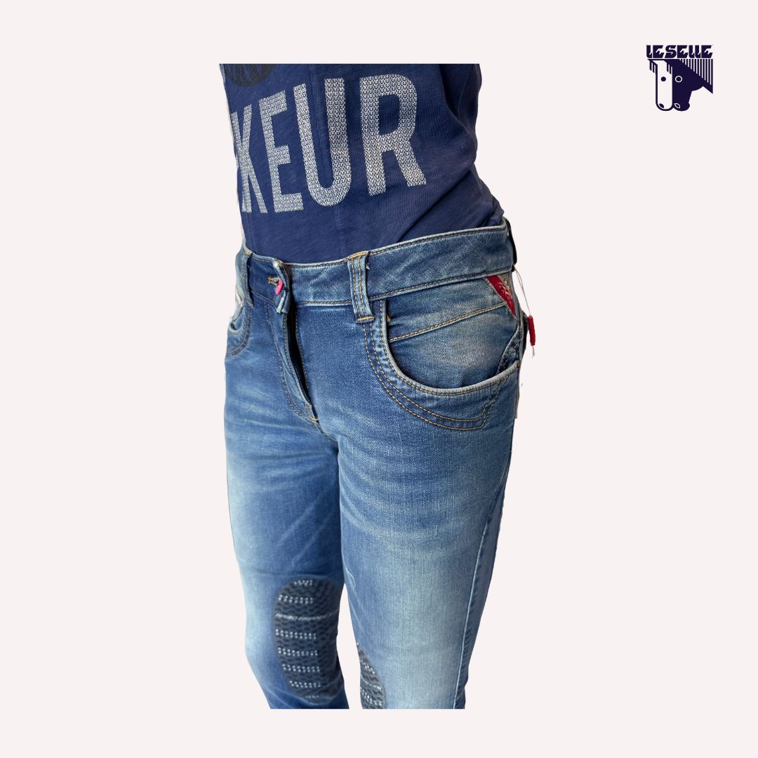 JEANS GRIP AL GINOCCHIO ANIMO - DENIM