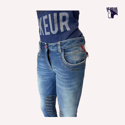 JEANS GRIP AL GINOCCHIO ANIMO - DENIM