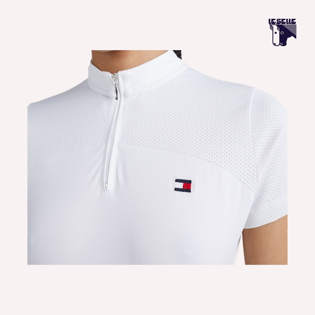 POLO FRESH AIR DA CONCORSO TOMMY HILFIGER - BIANCO