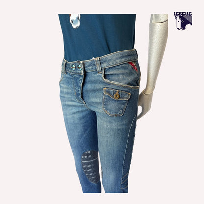 JEANS GRIP AL GINOCCHIO ANIMO - DENIM