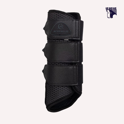 STINCHIERE POSTERIORI NEOPRENE TRAFORATO ACAVALLO - NERO