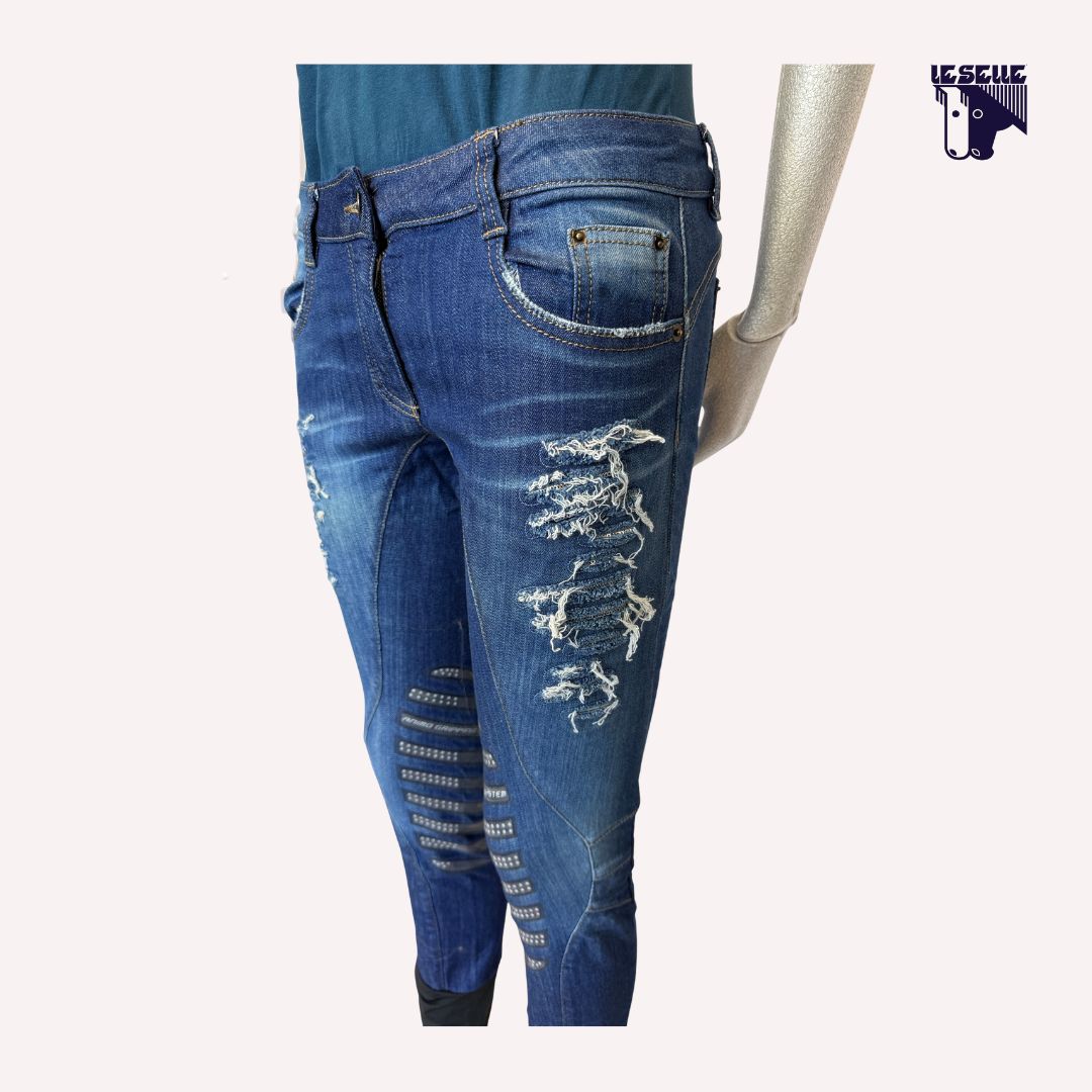 JEANS GRIP AL GINOCCHIO ANIMO - DENIM
