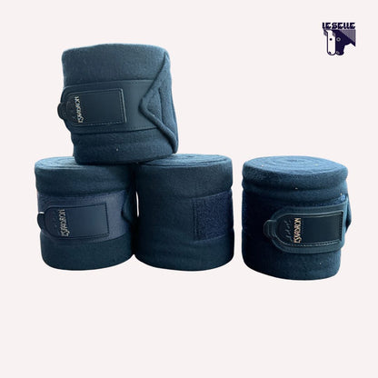 FASCE DA LAVORO IN PILE SET 4PZ ESKADRON - BLU