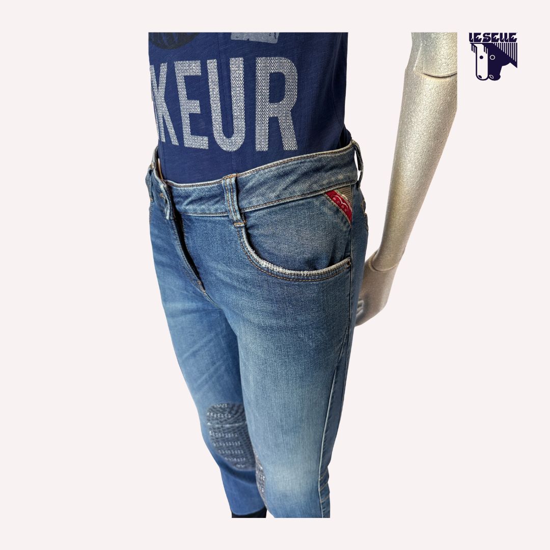 JEANS GRIP AL GINOCCHIO ANIMO - DENIM
