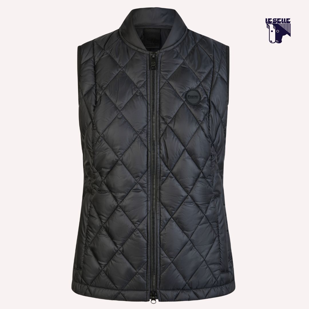 PIKEUR QUILTED VEST - NERO