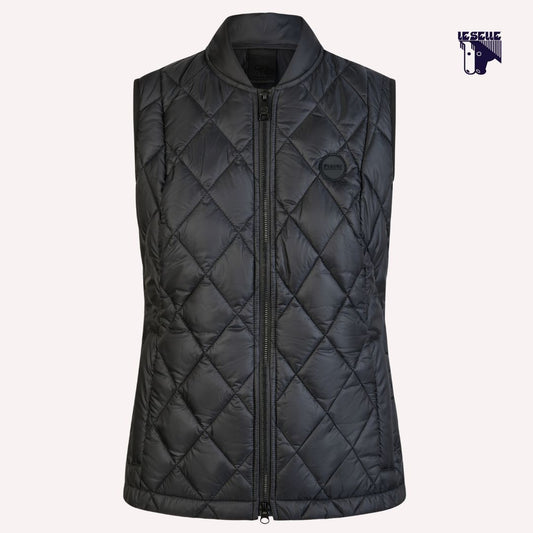 PIKEUR QUILTED VEST - NERO