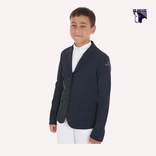 GIACCA DA CONCORSO TRE BOTTONI EQUESTRO - BLU