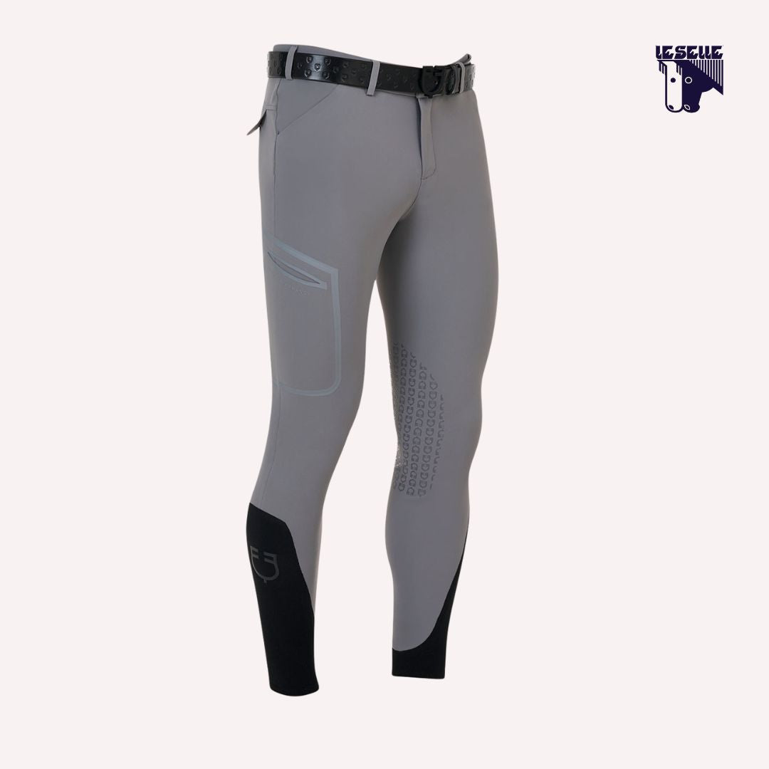 PANTALONI SLIM FIT EQUESTRO RIDERTECHNOLOGY - GRIGIO